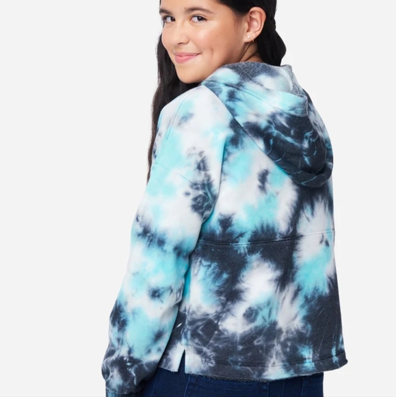 Collection X by Justice Tie - Dye Lace front Hoddie - Picture 3 of 4